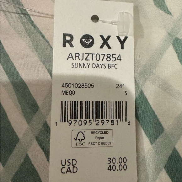 Roxy Pink T-Shirt; Size Small; BRAND NEW - Picture 3 of 3